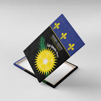 Custom Guadeloupe Football Canvas Wall Art Allez Gwada Boys - Wonder Print Shop