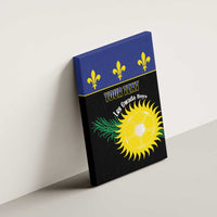 Custom Guadeloupe Football Canvas Wall Art Allez Gwada Boys - Wonder Print Shop