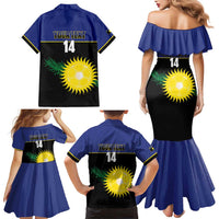 Custom Guadeloupe Football Family Matching Mermaid Dress and Hawaiian Shirt Allez Gwada Boys - Wonder Print Shop