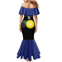 Custom Guadeloupe Football Family Matching Mermaid Dress and Hawaiian Shirt Allez Gwada Boys - Wonder Print Shop