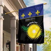 Custom Guadeloupe Football Garden Flag Allez Gwada Boys - Wonder Print Shop
