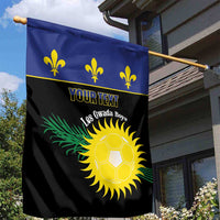 Custom Guadeloupe Football Garden Flag Allez Gwada Boys - Wonder Print Shop