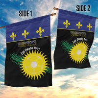 Custom Guadeloupe Football Garden Flag Allez Gwada Boys - Wonder Print Shop