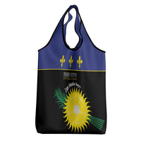 Custom Guadeloupe Football Grocery Bag Allez Gwada Boys - Wonder Print Shop