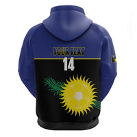 Custom Guadeloupe Football Hoodie Allez Gwada Boys - Wonder Print Shop