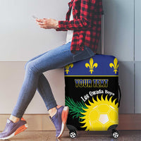 Custom Guadeloupe Football Luggage Cover Allez Gwada Boys - Wonder Print Shop