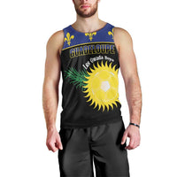 Custom Guadeloupe Football Men Tank Top Allez Gwada Boys - Wonder Print Shop