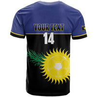 Custom Guadeloupe Football T Shirt Allez Gwada Boys - Wonder Print Shop