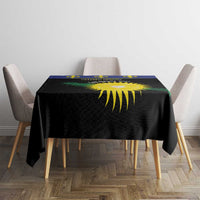 Custom Guadeloupe Football Tablecloth Allez Gwada Boys - Wonder Print Shop