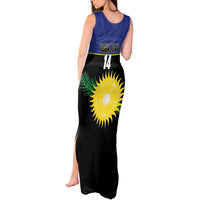 Custom Guadeloupe Football Tank Maxi Dress Allez Gwada Boys - Wonder Print Shop