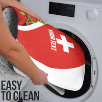 Personalised Switzerland Tennis Bathroom Set Swiss Born To Play - Wonder Print Shop