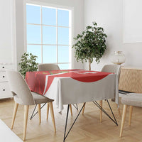 Personalised Switzerland Tennis Tablecloth Swiss Born To Play - Wonder Print Shop