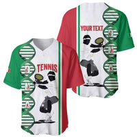 Personalised Italy Tennis Baseball Jersey Its In My DNA - Wonder Print Shop