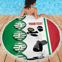 Personalised Italy Tennis Beach Blanket Its In My DNA - Wonder Print Shop