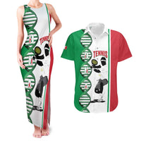 Personalised Italy Tennis Couples Matching Tank Maxi Dress and Hawaiian Shirt Its In My DNA - Wonder Print Shop