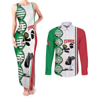 Personalised Italy Tennis Couples Matching Tank Maxi Dress and Long Sleeve Button Shirt Its In My DNA - Wonder Print Shop