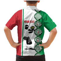 Personalised Italy Tennis Family Matching Mermaid Dress and Hawaiian Shirt Its In My DNA - Wonder Print Shop