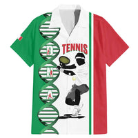 Personalised Italy Tennis Family Matching Mermaid Dress and Hawaiian Shirt Its In My DNA - Wonder Print Shop