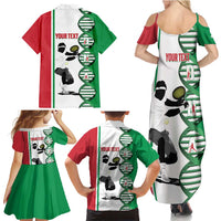 Personalised Italy Tennis Family Matching Summer Maxi Dress and Hawaiian Shirt Its In My DNA - Wonder Print Shop