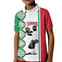 Personalised Italy Tennis Kid Polo Shirt Its In My DNA - Wonder Print Shop