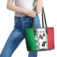 Personalised Italy Tennis Leather Tote Bag Its In My DNA - Wonder Print Shop