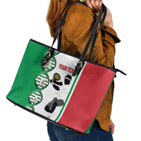 Personalised Italy Tennis Leather Tote Bag Its In My DNA - Wonder Print Shop