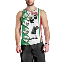 Personalised Italy Tennis Men Tank Top Its In My DNA - Wonder Print Shop