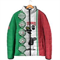 Personalised Italy Tennis Padded Jacket Its In My DNA - Wonder Print Shop