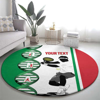 Personalised Italy Tennis Round Carpet Its In My DNA - Wonder Print Shop