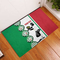 Personalised Italy Tennis Rubber Doormat Its In My DNA - Wonder Print Shop