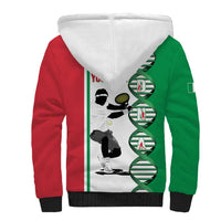 Personalised Italy Tennis Sherpa Hoodie Its In My DNA - Wonder Print Shop