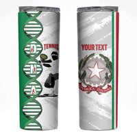 Personalised Italy Tennis Skinny Tumbler Its In My DNA - Wonder Print Shop