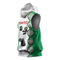 Personalised Italy Tennis Sleeveless Hoodie Its In My DNA - Wonder Print Shop