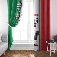 Personalised Italy Tennis Window Curtain Its In My DNA - Wonder Print Shop