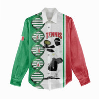 Personalised Italy Tennis Women Casual Shirt Its In My DNA - Wonder Print Shop