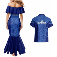 England Football Couples Matching Mermaid Dress and Hawaiian Shirt Go Lionesses 2023 World Cup - Wonder Print Shop