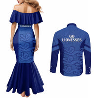 england-football-couples-matching-mermaid-dress-and-long-sleeve-button-shirts-go-lionesses-2023-world-cup