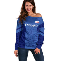 England Football Off Shoulder Sweater Go Lionesses 2023 World Cup - Wonder Print Shop