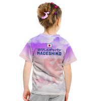 Japan Football Kid T Shirt Go Nadeshiko 2023 World Cup - Wonder Print Shop