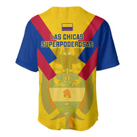 Colombia Football Baseball Jersey Las Chicas Superpoderosas 2023 World Cup - Wonder Print Shop