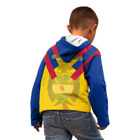 Colombia Football Kid Hoodie Las Chicas Superpoderosas 2023 World Cup - Wonder Print Shop