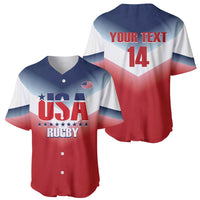 Custom USA Rugby Baseball Jersey 2024 Simple Style - Wonder Print Shop