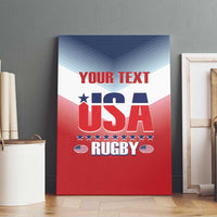 Custom USA Rugby Canvas Wall Art 2024 Simple Style - Wonder Print Shop