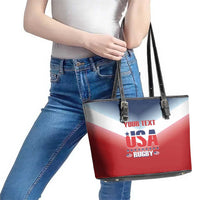 Custom USA Rugby Leather Tote Bag 2024 Simple Style - Wonder Print Shop