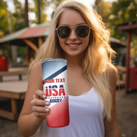 Personalized USA Rugby Skinny Tumbler 2024 Simple Style - Wonder Print Shop
