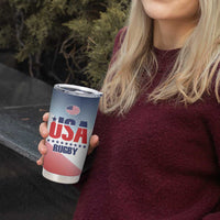 Personalized USA Rugby Tumbler Cup 2024 Simple Style - Wonder Print Shop