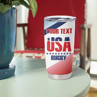 Personalized USA Rugby Tumbler Cup 2024 Simple Style - Wonder Print Shop