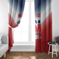 Custom USA Rugby Window Curtain 2024 Simple Style - Wonder Print Shop
