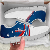 USA Athletics Sneakers 2024 United States Flag Curve Style - Wonder Print Shop