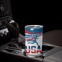USA Athletics Tumbler Cup 2024 United States Flag Curve Style - Wonder Print Shop